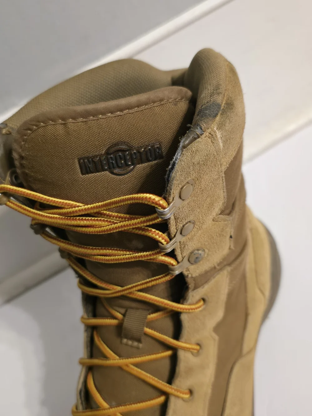 Men's Olive Tactical Field Boots - Rugged Lace-Up Support
